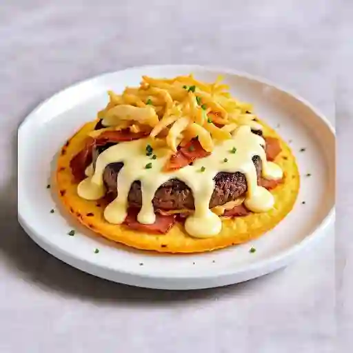 Hamburguesa en patacón terranova