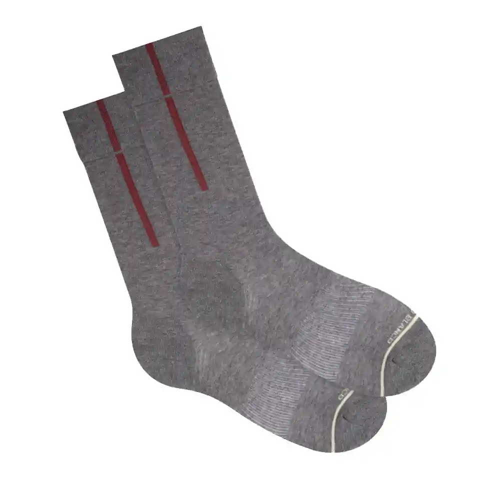 Medias Casual Largo Trad Masculino Pazi Punto Blanco Talla 10-12