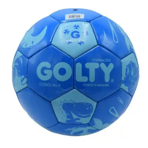 Golty Balón Fútbol Formación Dino Azul No4 T701459