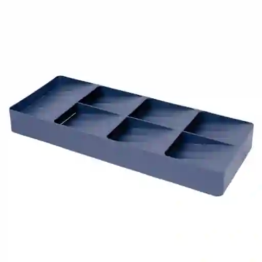 Organizador de Cubiertos Plástico 40x15x Gris Claro Global Offer