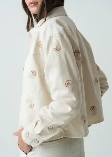 Chaqueta Missi Mujer Crudo Marfil Claro Talla S 422G371 Naf Naf