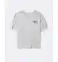 Camiseta Mujer Gris Talla SMALL American Eagle