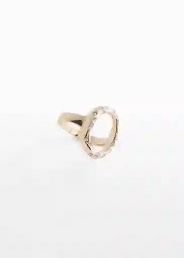 Anillo Tak Oro Talla M Mujer Mango