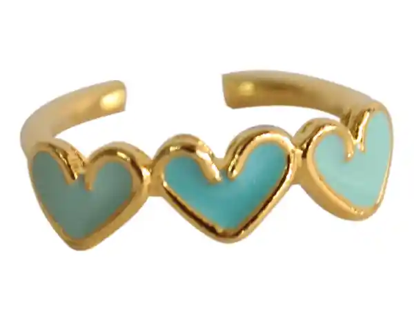 Talitta Anillo Love it Ring Ligth Blue