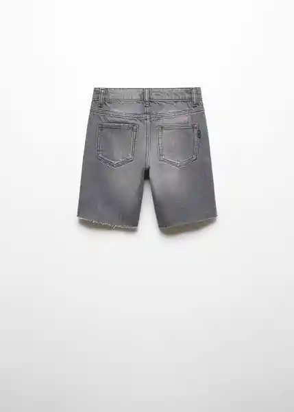 Bermuda Tim Tejano Gris Talla 11 Niños Mango