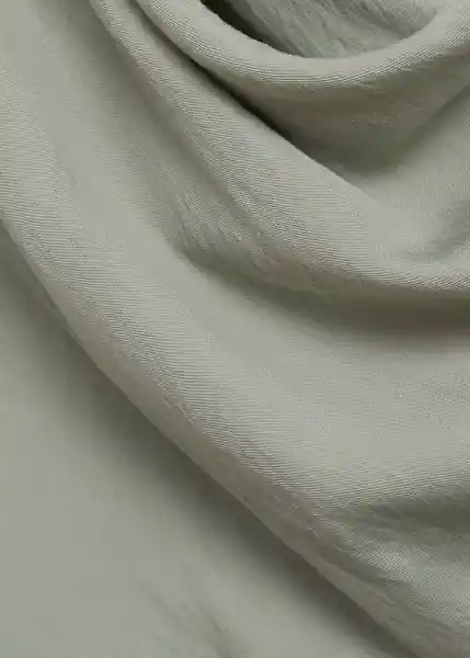 Vestido Leandra Azul Talla L Mujer Mango
