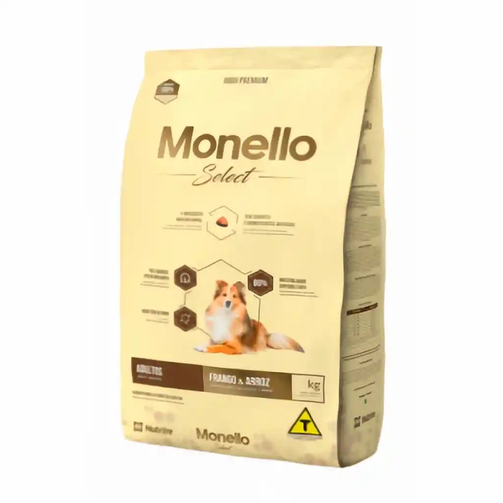 Monello Alimento para Perro Adulto Pollo y Arroz