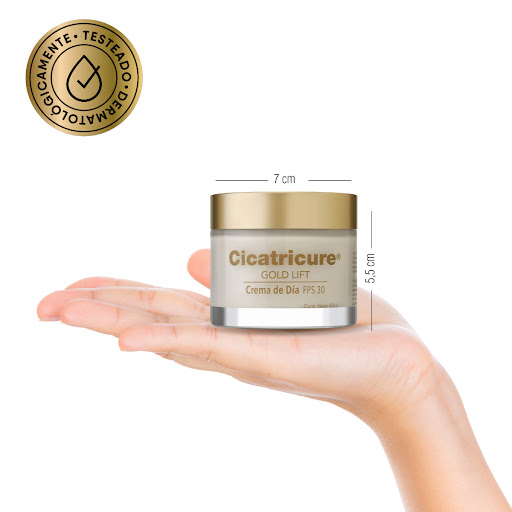 Crema Facial Cicatricure Gold Dia + Crema Facial Noche + Contorno Ojos Pack