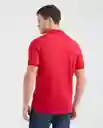 Camiseta Polo Muscle Rojo Chili Oscuro S Chevignon