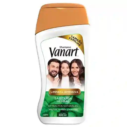 Vanart Shampoo Capilar Limpieza Intensiva Sabiduria Herbal 600 Ml