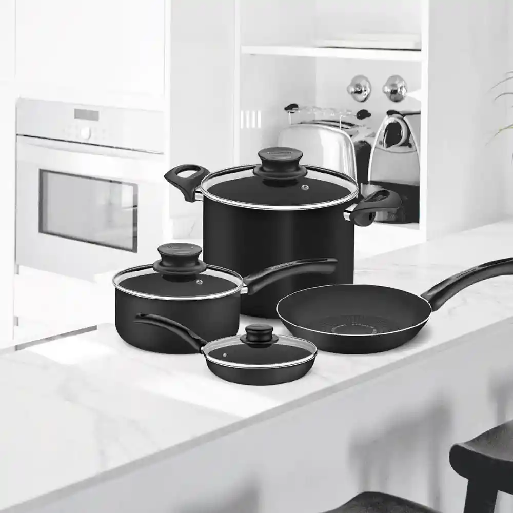 Batería 7 Piezas Paris Negra Tramontina 28599051