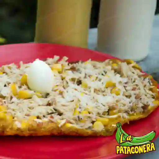 Patacón con Pollo