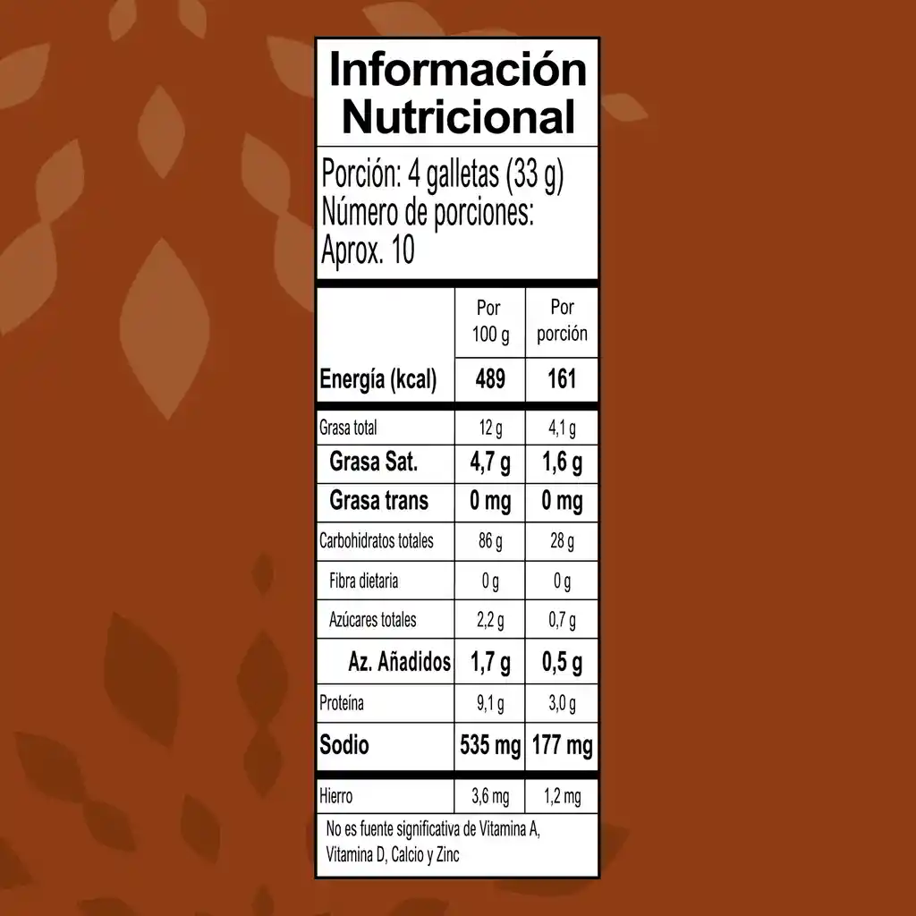 Saltinas Integrales galletas saladas x 3 tacos x 324g