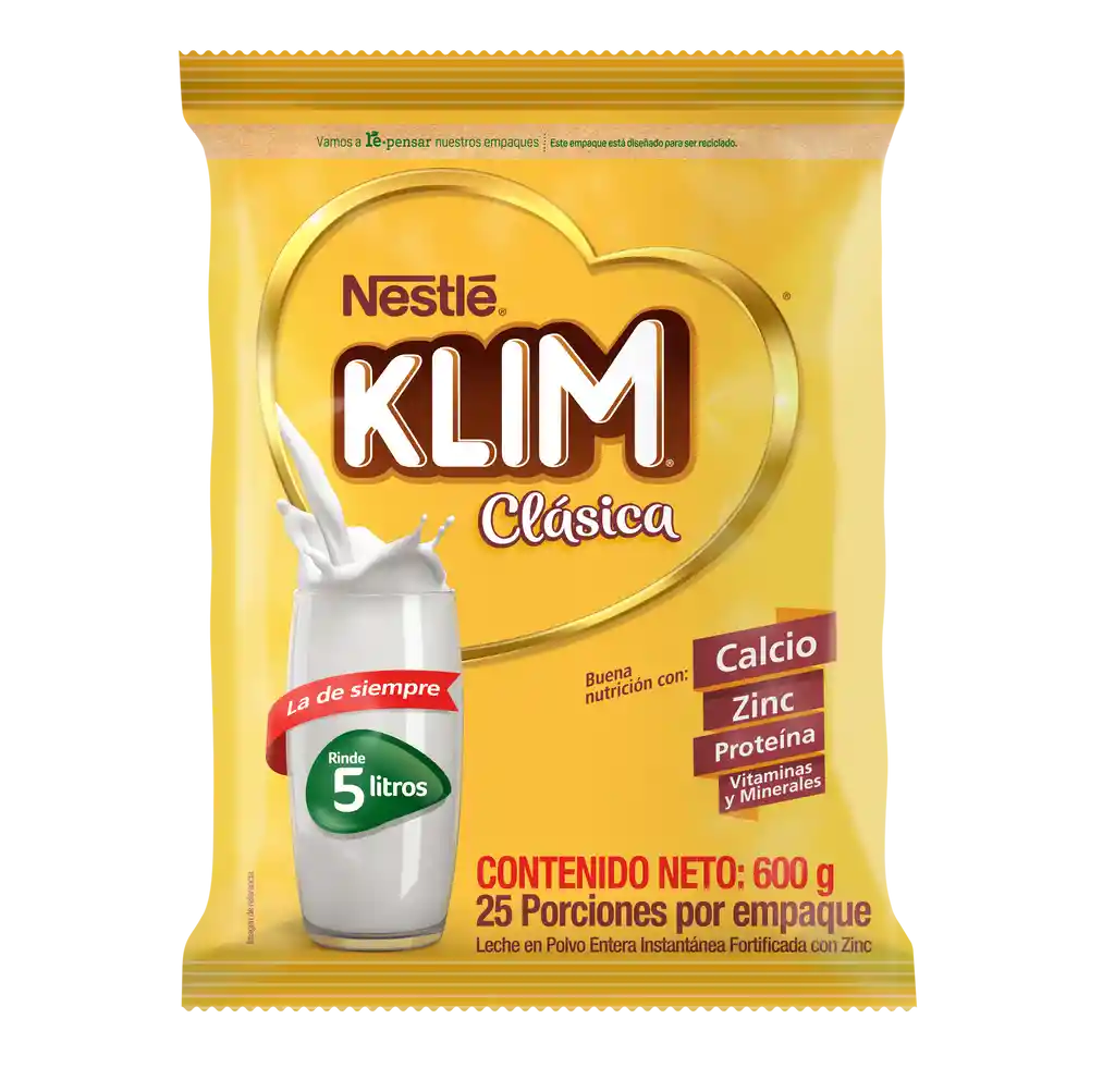 Leche en polvo KLIM Clásica x 600g