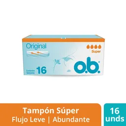 O.B. Tampón Super