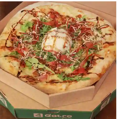 Pizza de jamón serrano