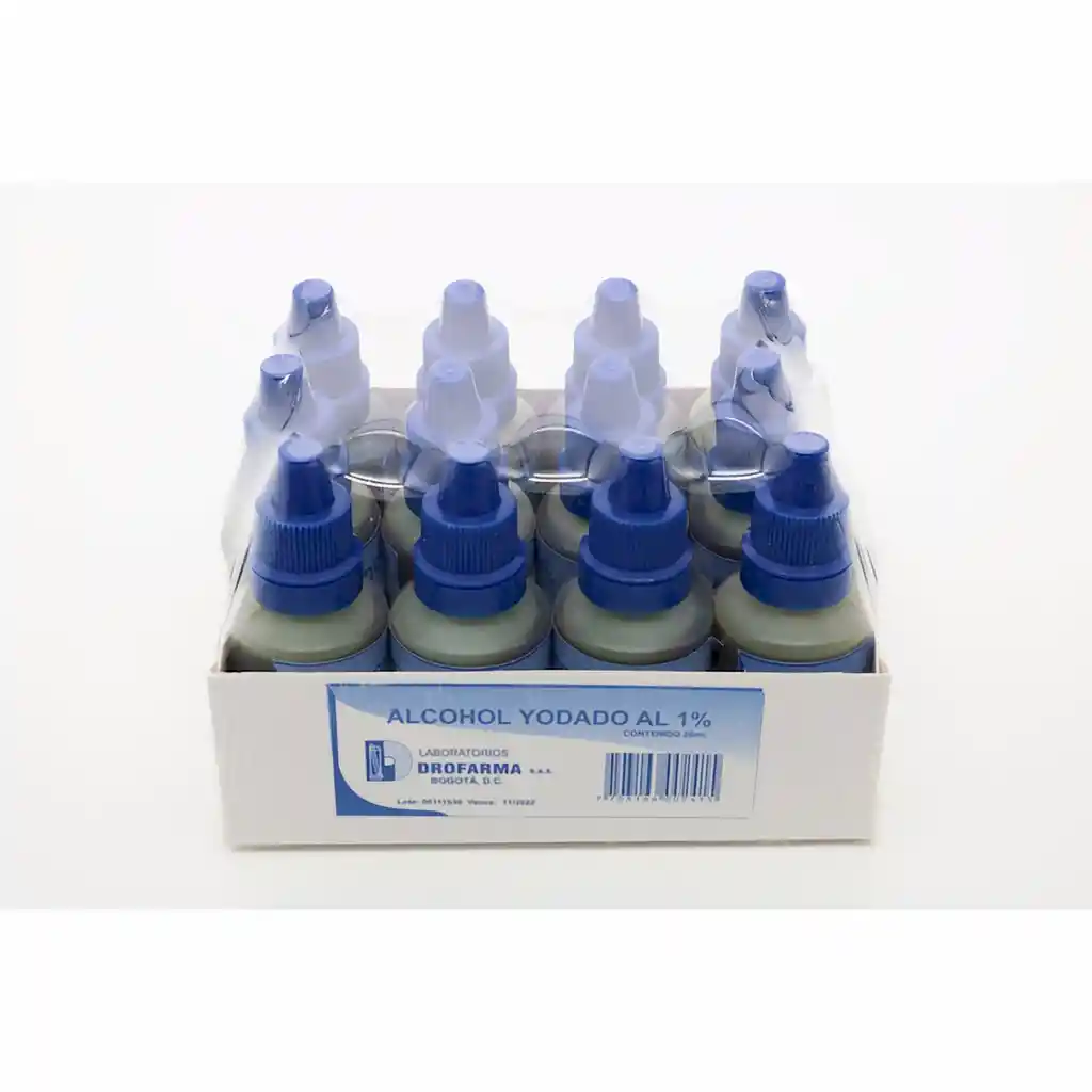 Drofarma Alcohol Yodado al 1%  X 12