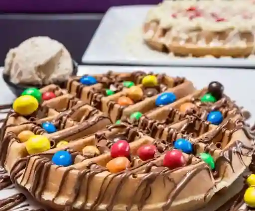 Waffle M&m