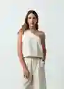 Camisa Laura Mujer Crudo Abedul Claro Talla M 512G398 Naf Naf