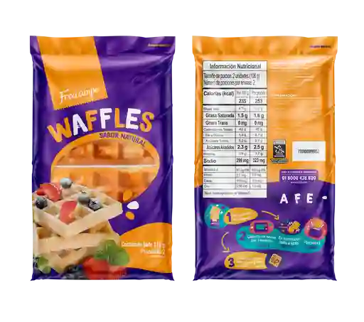 Waffles Sabor Natural Frescampo 216 Gr