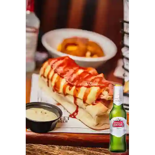 Combo Hot Dog Street + Stella Artois Bot. 330ml