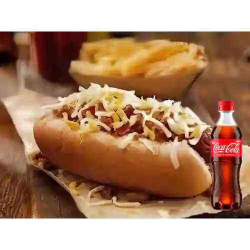 Combo Perro Fly + Coca-cola Original 400Ml