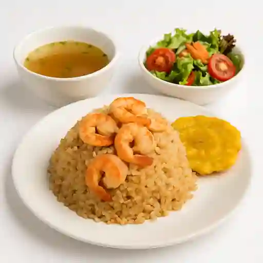 Arroz de Coco y Camarón