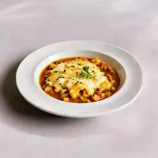 Sopa de cebolla gratinada