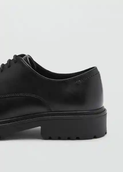 Zapato Bordon Negro Talla 45 Hombre Mango