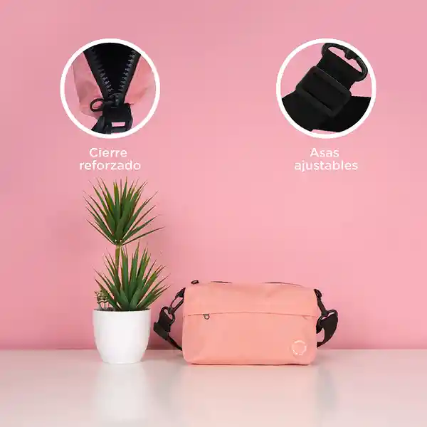 Bolso Crossbody de Moda Youth With You Rosa Miniso