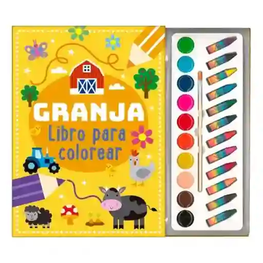 Libro Para Colorear Granja