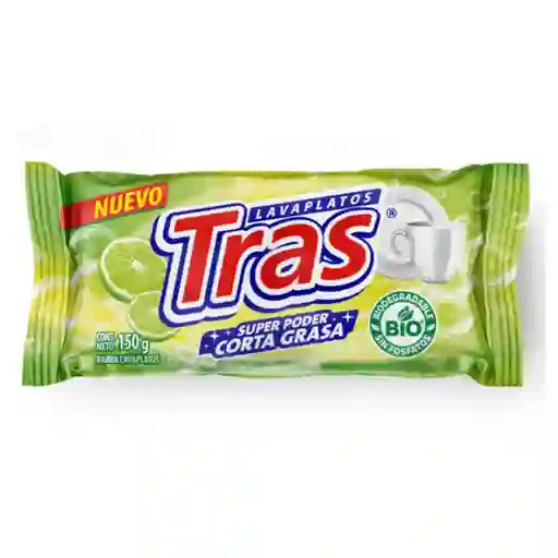 Tras Detergente Lavaplatos Aroma Limón en Barra