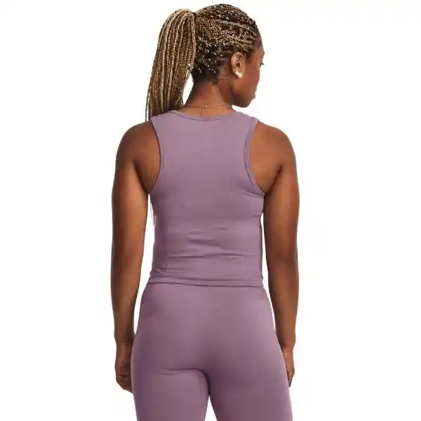 Under Armour Polera Train Seamless Tank Morado Mujer Talla SM