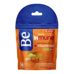 Gomas Be Inmune Vitamina C a y Zinc