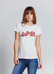 Levi's Camiseta de Mujer Blanco Talla M