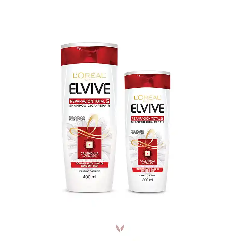 Elvive Shampoo Reparación Total 5 para Cabello Dañado