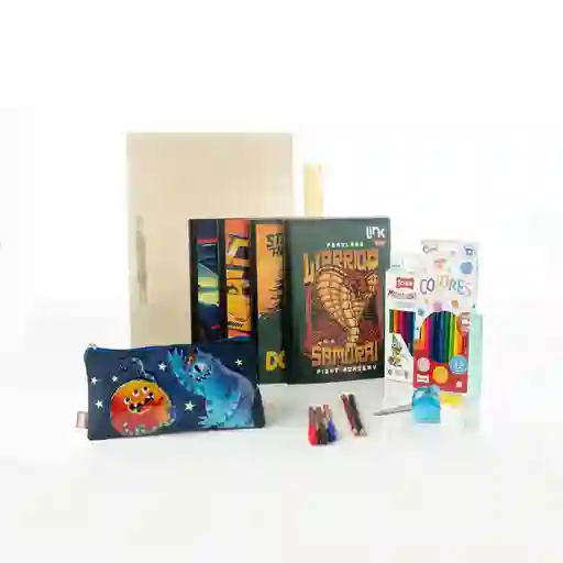 Kit Escolar Cuadernos Rayados Masculino Finlandek