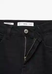 Jean Newmom Tejano Negro Talla 44 Mujer Mango