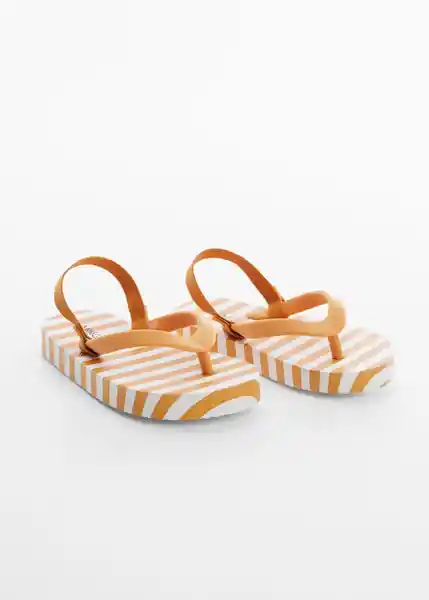 Chanclas Mous Ocre Talla 21 Niños Mango