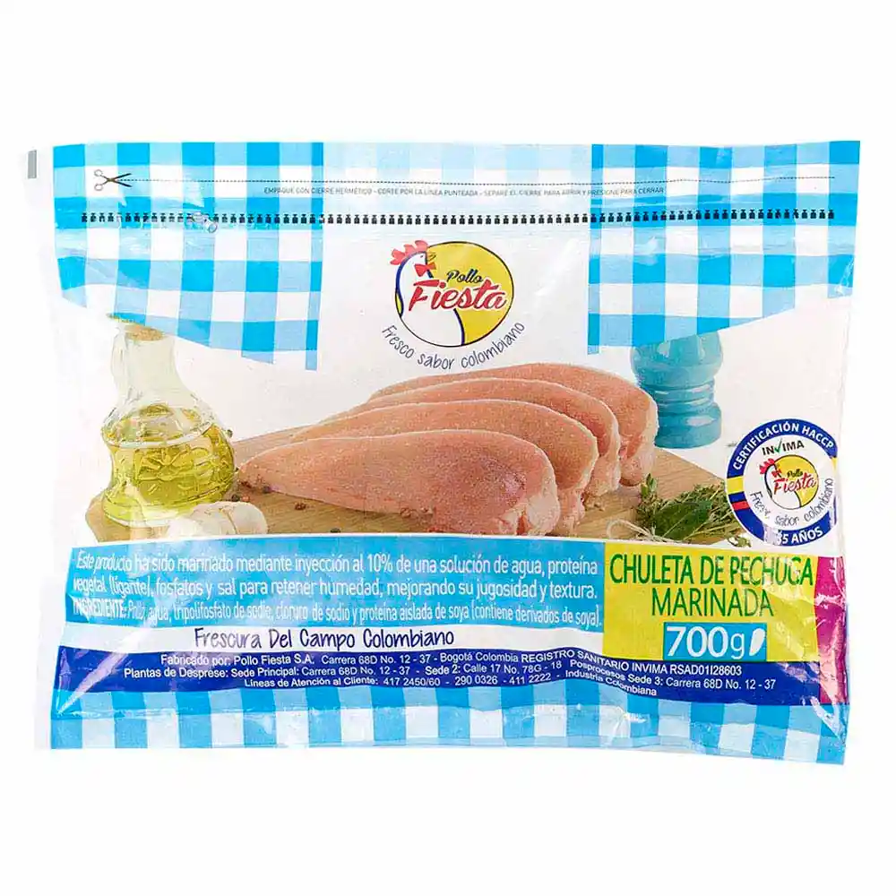 Pollo Fiesta Chuleton Iqf