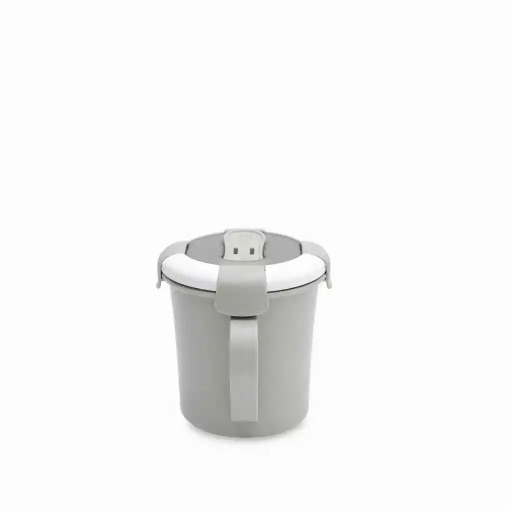 Recipiente Hermético Redondo Gris 683 Ml