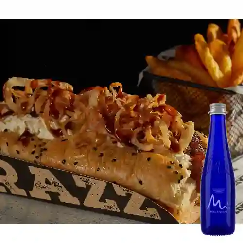 Combo Promo Perros + Manatial Sin Gas 300ML