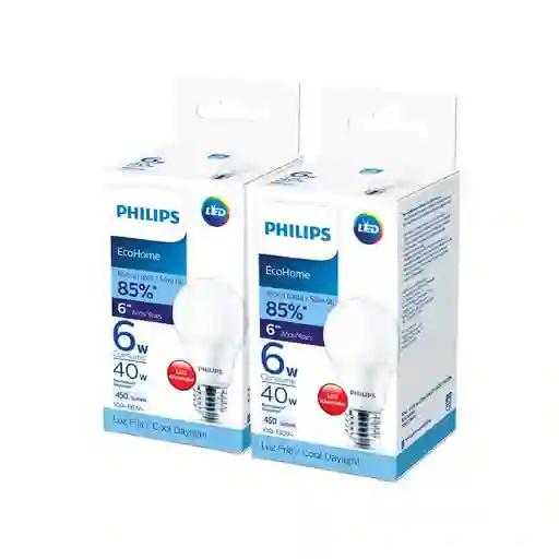 Bombillo Philips Led 6 W Luz Fría