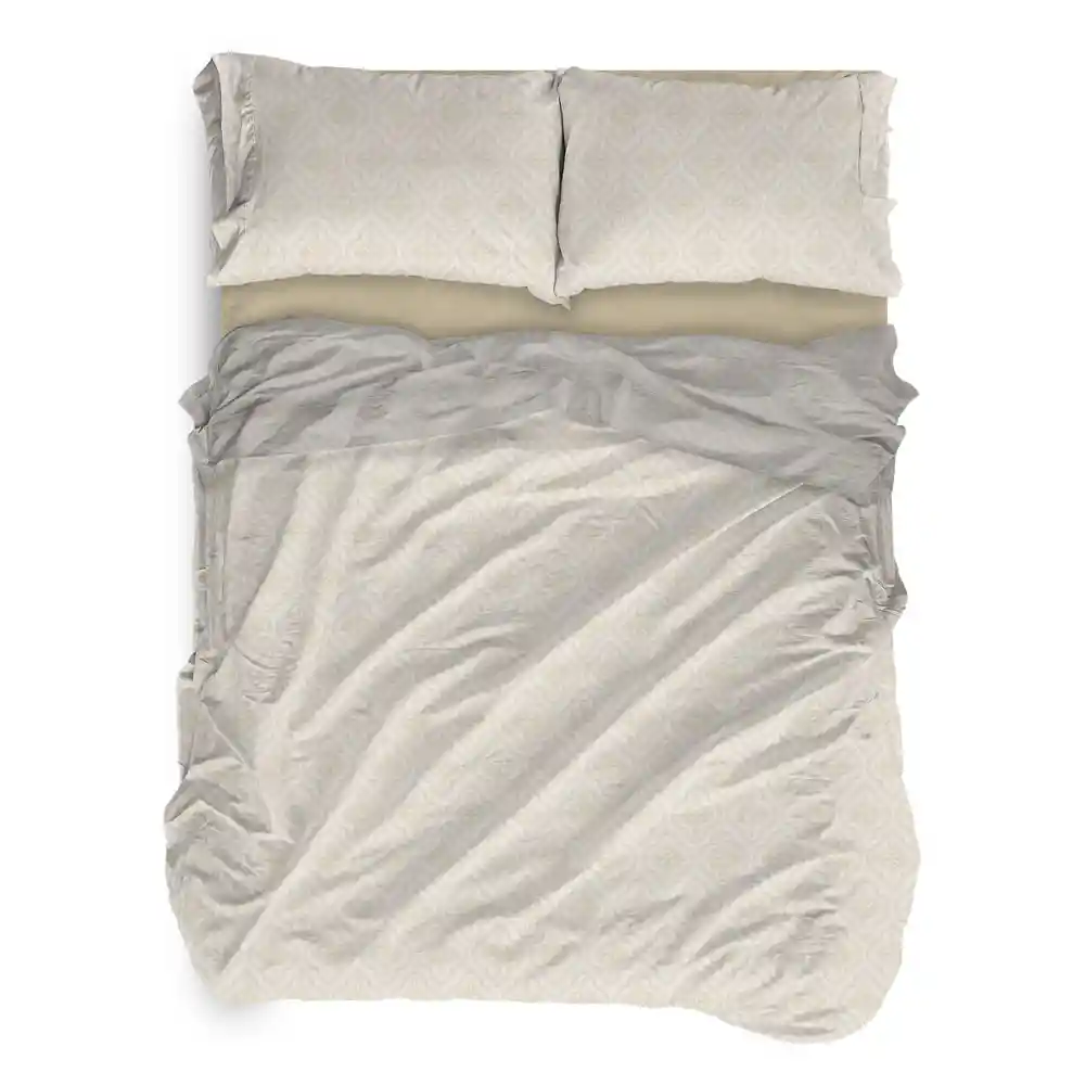 J.cama Microfibra Cannon Extradoble Silea Beige