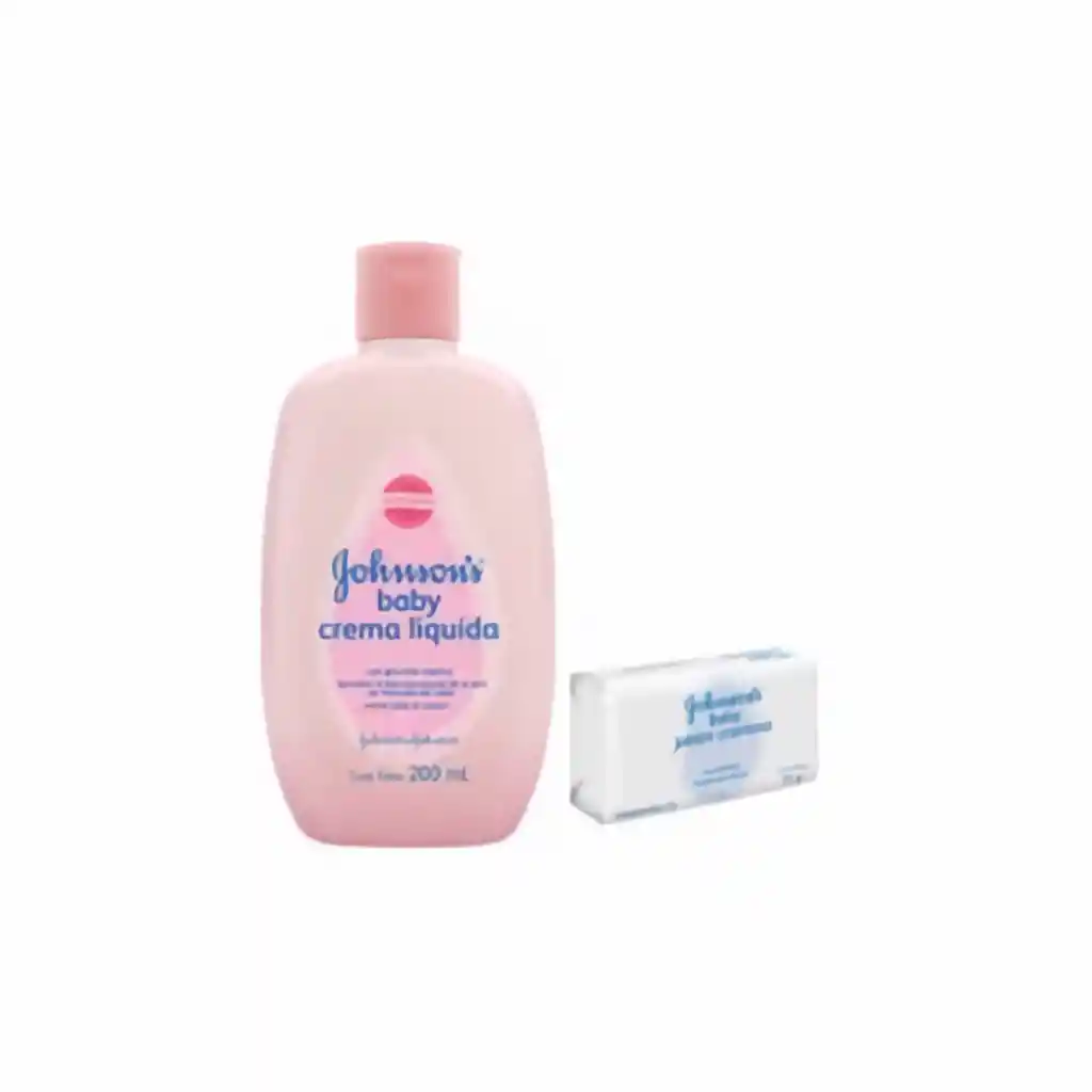 Johnson's Baby Crema Líquida y Jabón Cremoso