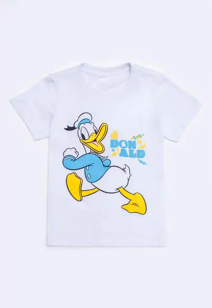 Camiseta Manga Corta 18/24mese-blanco