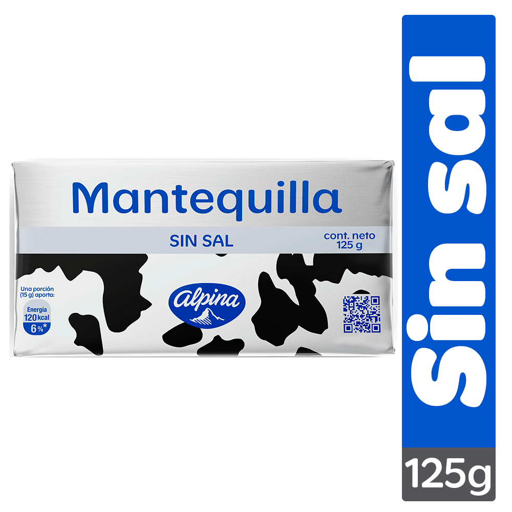 3 x Mantequilla Sin Sal 125 g