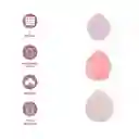Esponja Mini de Maquillaje Serie Rosa Miniso