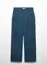 Pantalón Bluep Navy Talla 22 Niñas Mango