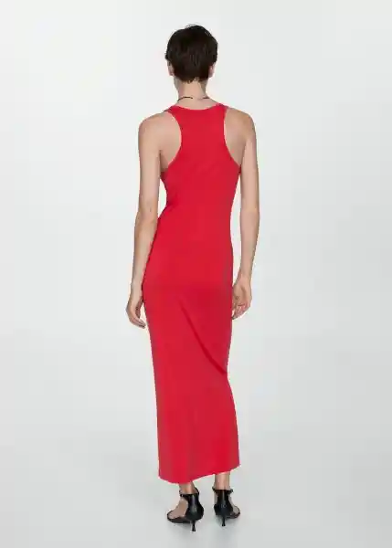 Vestido Peti Rojo Talla M Mujer Mango